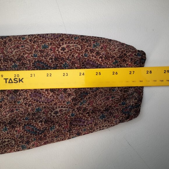 Northern Reflections Ladies Size Large Multi Colored Paisley Pattern Blouse - Picture 8 of 9